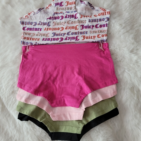 🍡JUICY COUTURE BRAND NEW 5-PACK BOYSHORTS SIZE S - Picture 4 of 7